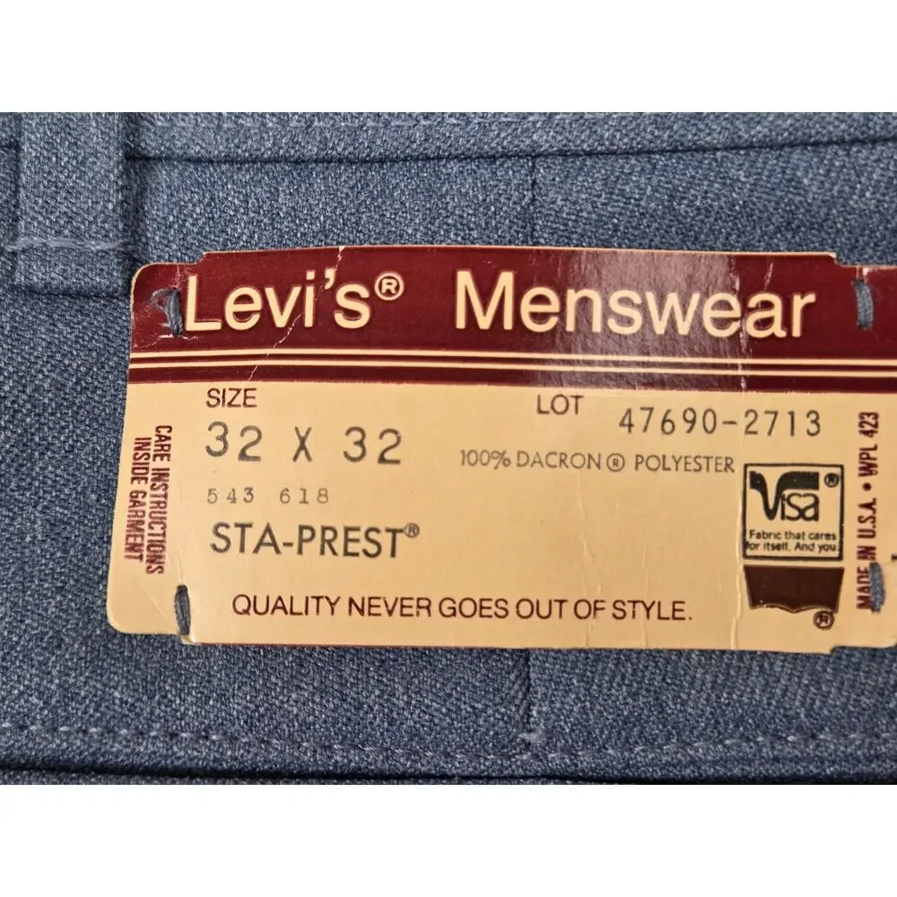 Levi's Vintage Sta-Prest Action Slacks